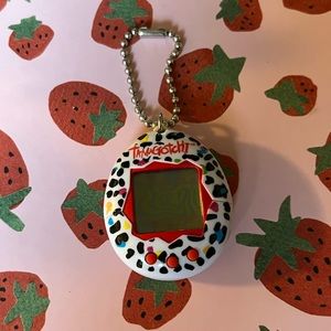 Leopard print tamagotchi